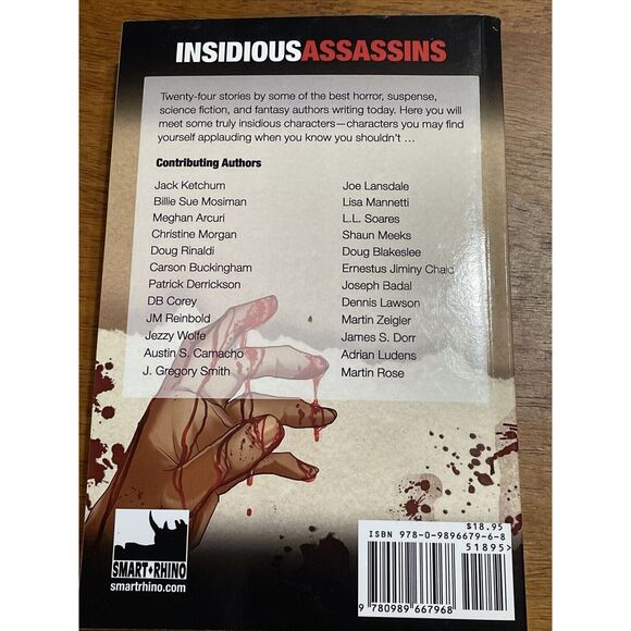 Insidious Assassins The Smart Rhino Assassins Series First Edition 2015 - Picture 4 of 6